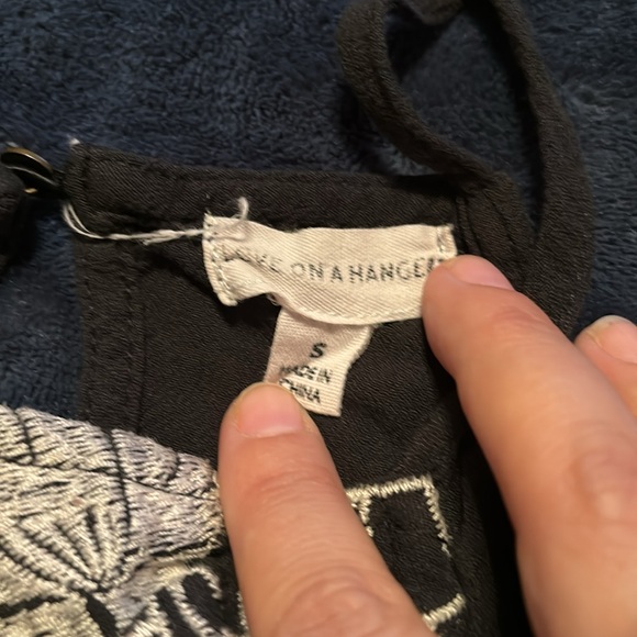 Embroidered Floral Smock Tank - Picture 3 of 3